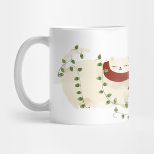 Christmas Christmas Light Cat Mug